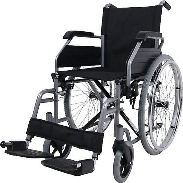 Silla De Ruedas Acero Rueda Grande Talla 46