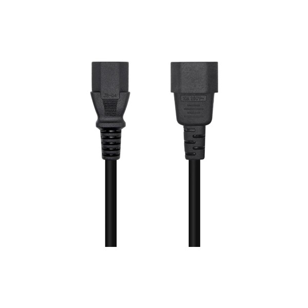 Aisens cable alimentación c13/h-c14/m negro 1.5m